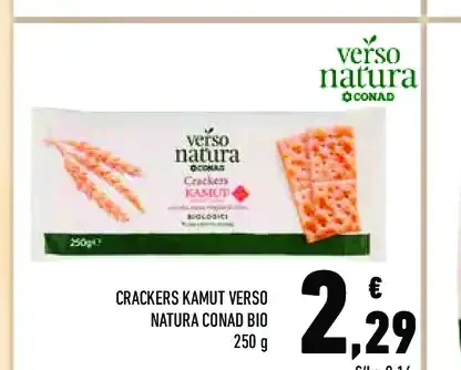 Crackers kamut biologici