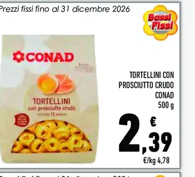 Tortellini con prosciutto crudo