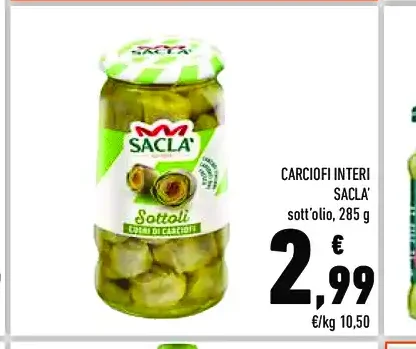 Carciofi interi sott’olio
