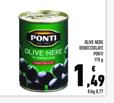 Olive nere denocciolate