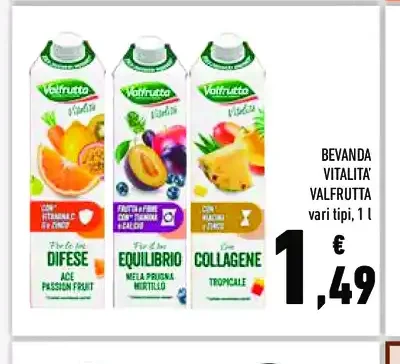 Bevanda Vitalità Valfrutta