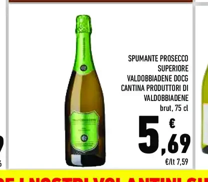 Spumante Prosecco Superiore Valdobbiadene DOCG