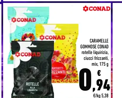 Caramelle gommose Conad