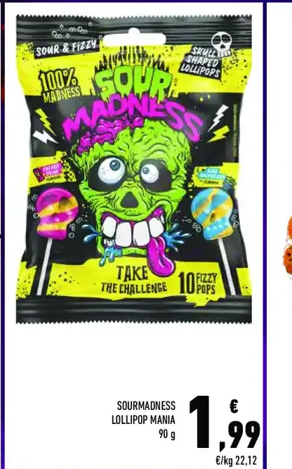 Sourmadness Lollipop Mania