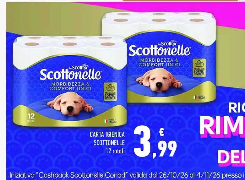 Carta igienica Scottonelle