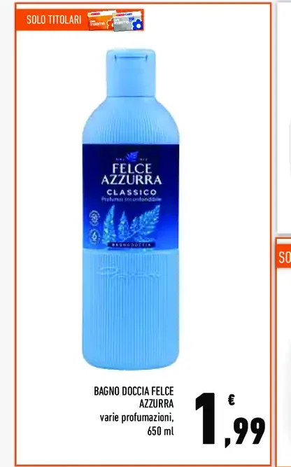 Bagno doccia Felce Azzurra
