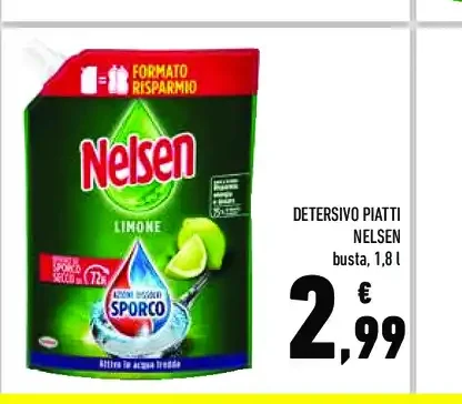 Detersivo piatti Nelsen