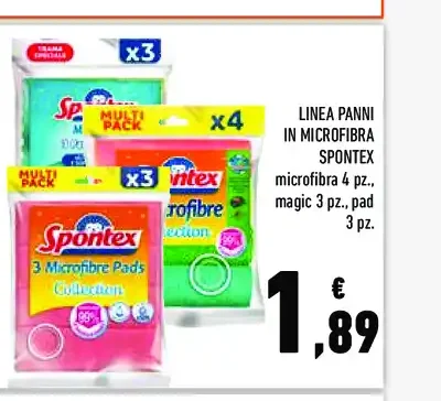 Linea panni in microfibra Spontex