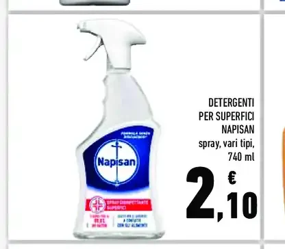 Detergente per superfici Napisан