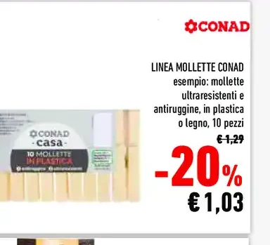 Linea mollette Conad