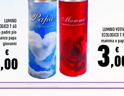Lumino votivo ecologico