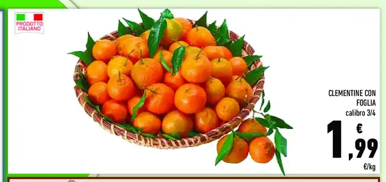 Clementine con foglia