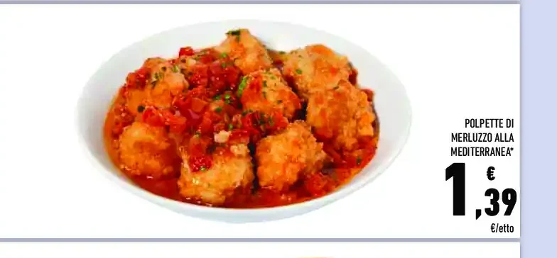 Polpette di merluzzo alla mediterranea