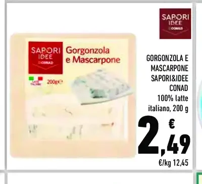 Gorgonzola e mascarpone