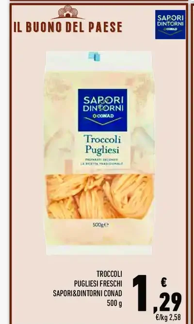 Troccoli pugliesi freschi