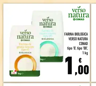 Farina biologica Verso Natura Conad