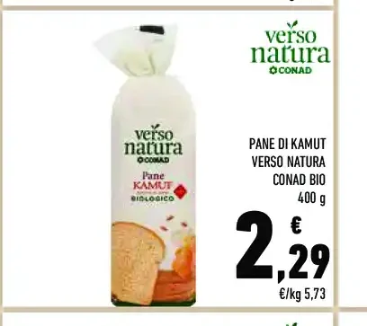 Pane di kamut Verso Natura Conad bio