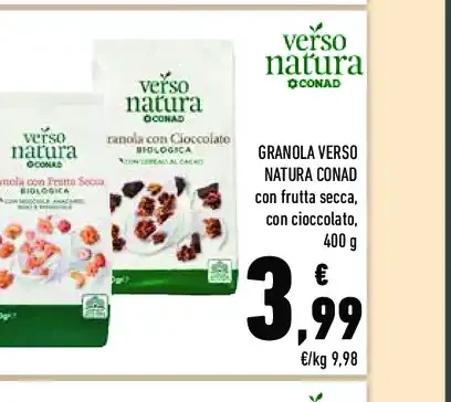 Granola Verso Natura Conad