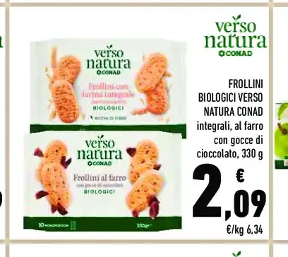Frollini biologici Verso Natura Conad
