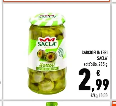 Carciofi interi Saclà