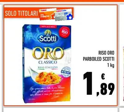 Riso Oro Parboiled Scotti