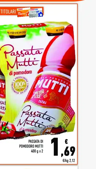 Passata di pomodoro Mutti