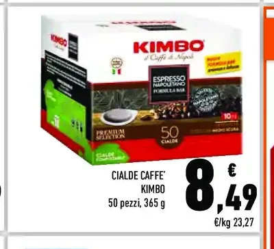 Cialde di caffè Kimbo