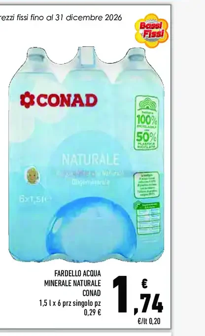 Acqua Minerale Naturale Conad