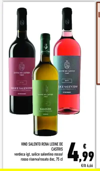 Vino Salento Rena Leone de Castris