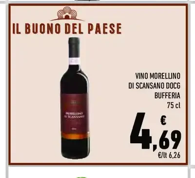 Vino Morellino di Scansano DOCG Bufferia
