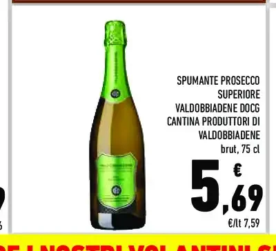 Spumante Prosecco Superiore Valdobbiadene DOCG