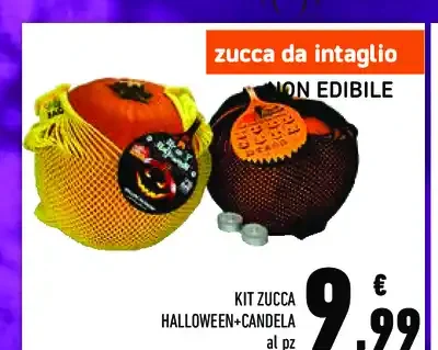 Kit Zucca Halloween + Candela