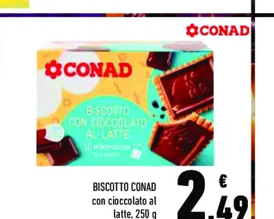 Biscotto Conad al Cioccolato al Latte