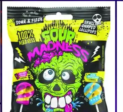 Sourmadness Lollipop Mania