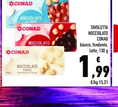 Tavoletta Nocciolato Conad