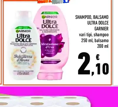 Shampoo/Balsamo Ultra Dolce Garnier
