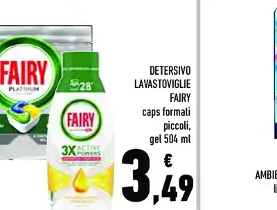 Detersivo lavastoviglie Fairy