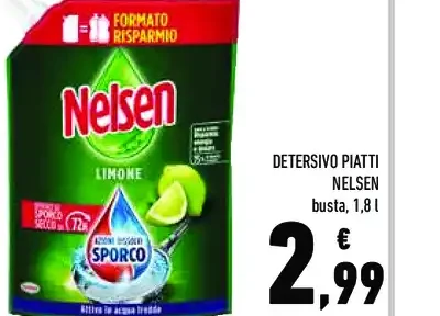 Detersivo piatti Nelsen