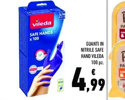 Guanti in nitrile Safe Hand Vileda