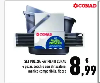 Set pulizia pavimenti Conad
