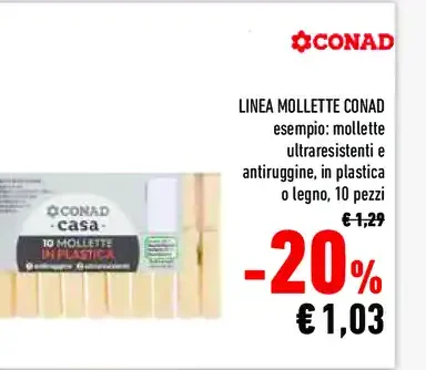 Linea mollette Conad