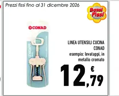 Linea utensili cucina Conad