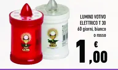 Lumino votivo elettrico T 30