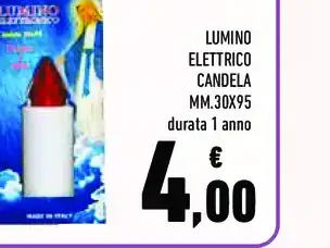 Lumino elettrico candela