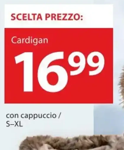 Cardigan con cappuccio