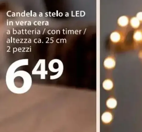 Candela a stelo a LED