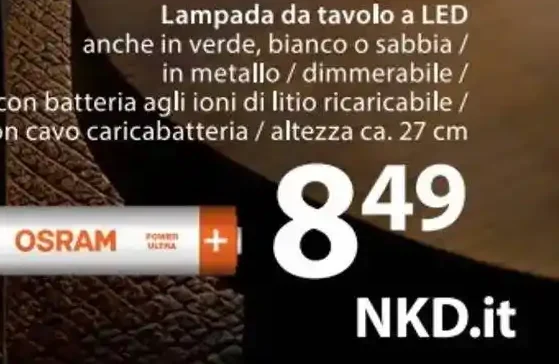 Lampada da tavolo a LED