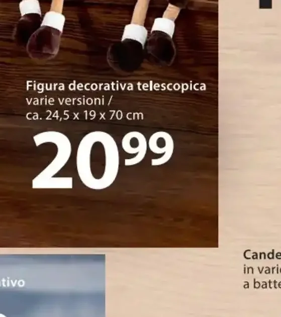 Figura decorativa telescopica