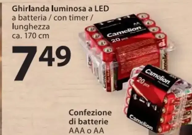 Ghirlanda luminosa a LED