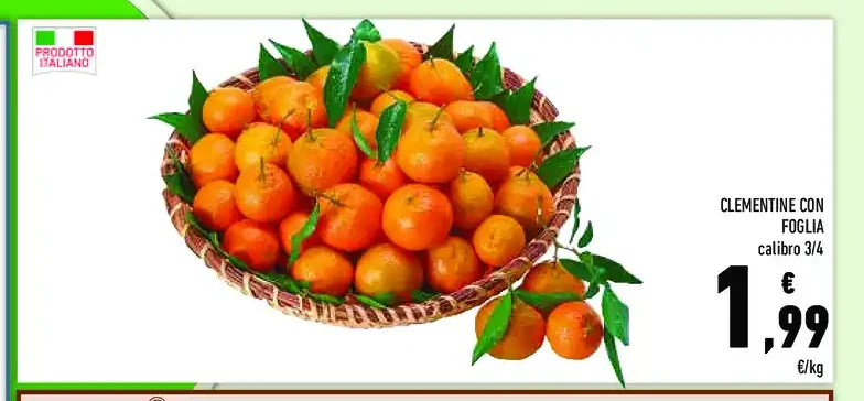 Clementine con foglia
